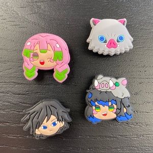 4 piece Crocs Charms: brand new